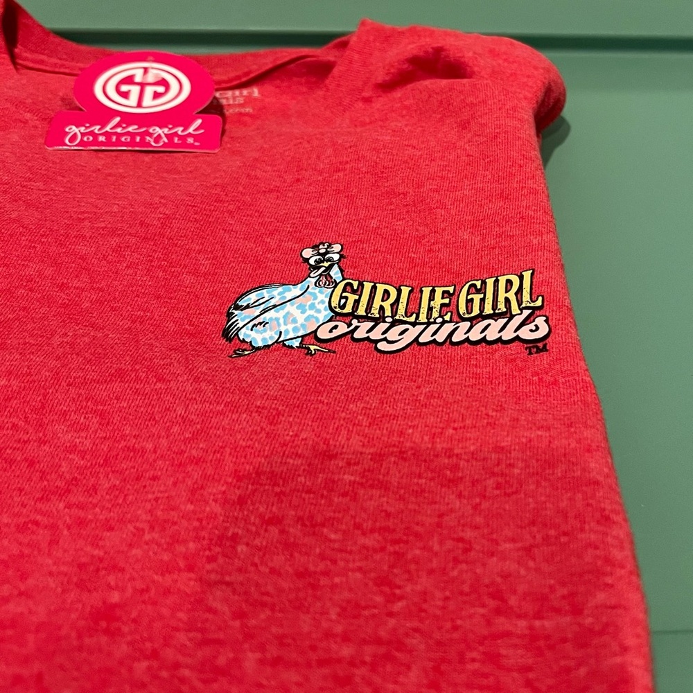 Super Cute Girlie Girl “Live Today Like You’re Getting Fried Tomorrow” Tee- L - Picture 3 of 4